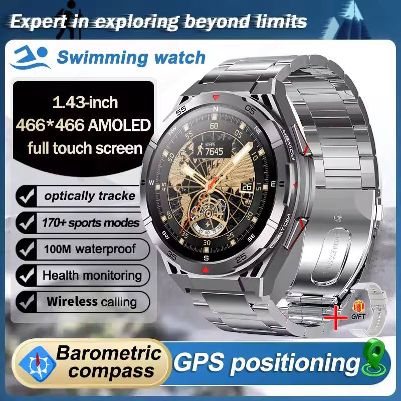 Smartwatch Watches Best Gift For Men - Leadoys X2B Erkek Sağlam Akıllı Saat