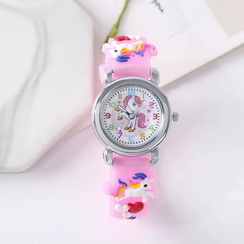 Silicone Sport Band - Moda Renkli Karikatür Unicorn çocuk Izle