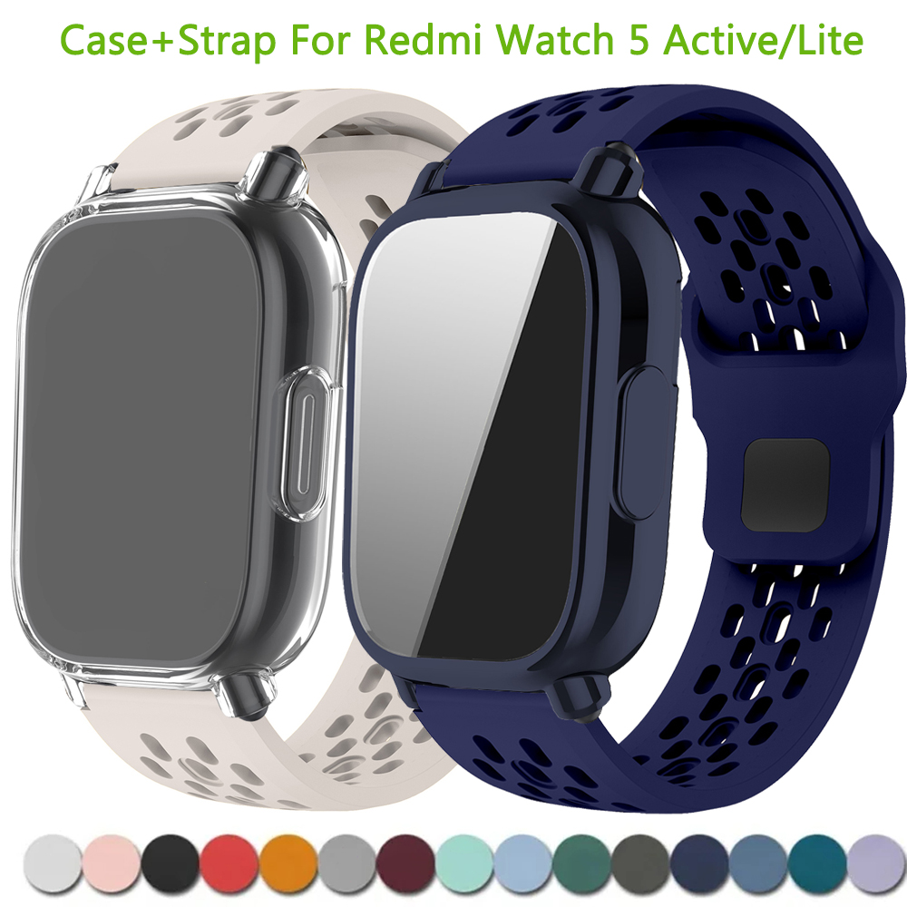 Silicone Sport Band - Kılıf + Silikon Kayış Xiaomi Redmi