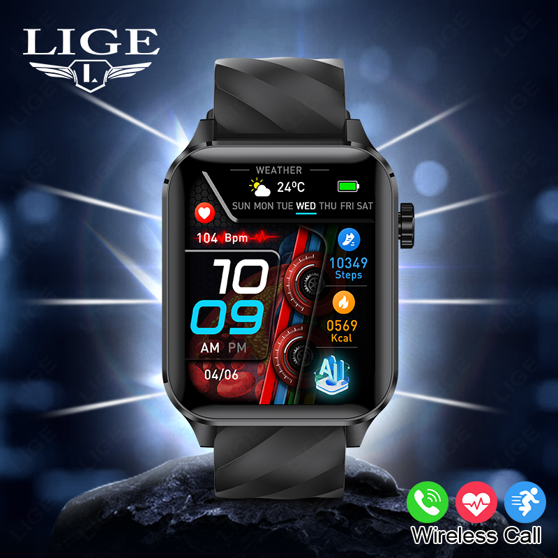 Smartwatch Iphone Watches For Women - LIGE Yeni Bluetooth Çağrı Akıllı Saatler