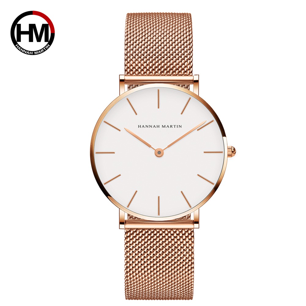 Minimalist Thin Watch - Hannah Martin Üst Marka Lüks Saatler