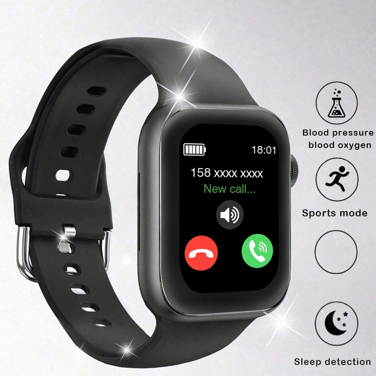 Smartwatch Iphone Watches For Women - Akıllı Saat, Kablosuz Arama/Çevirme, Çoklu Spor