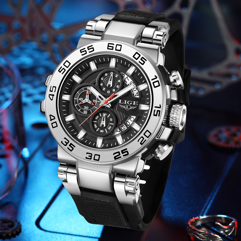 LIGE Spor Erkek Kol Saati Su G - Silicone Sport Band incelemesi ve fiyatı