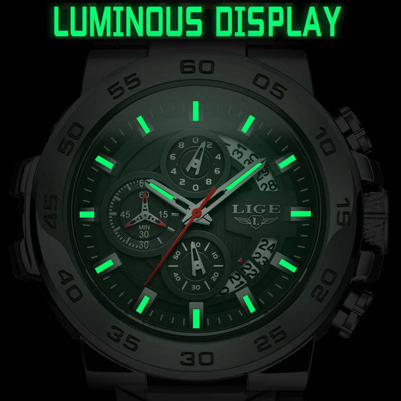 LIGE Spor Erkek Kol Saati Su G - Silicone Sport Band incelemesi ve fiyatı