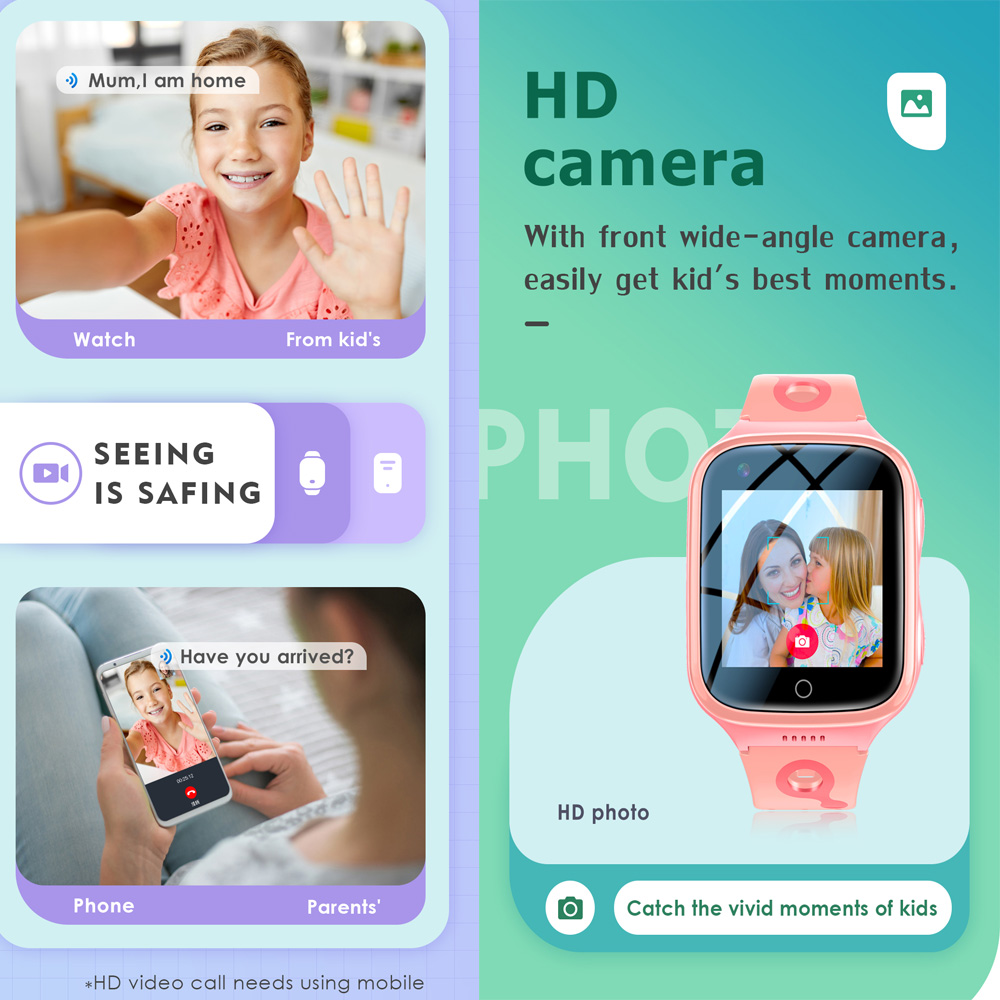 4G akıllı saat çocuklar GPS Wi - Smartwatch Watches For Children incelemesi ve fiyatı