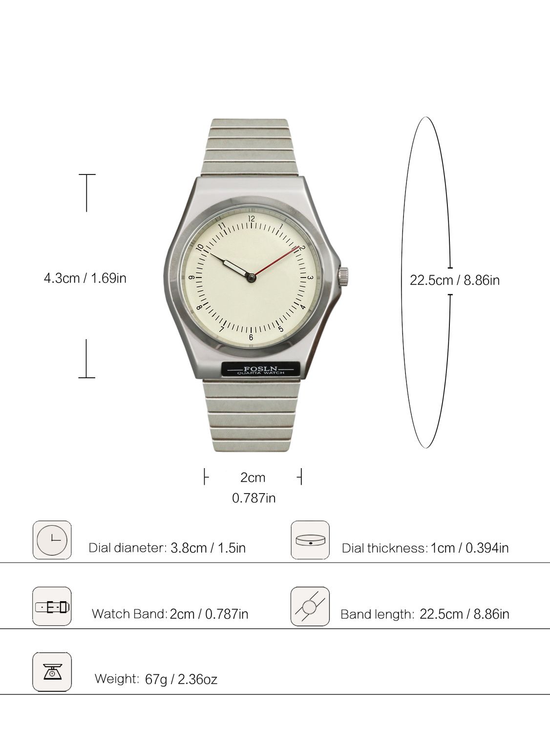 Minimalist, kişiselleştirilmiş - Analog Quartz Watch incelemesi ve fiyatı