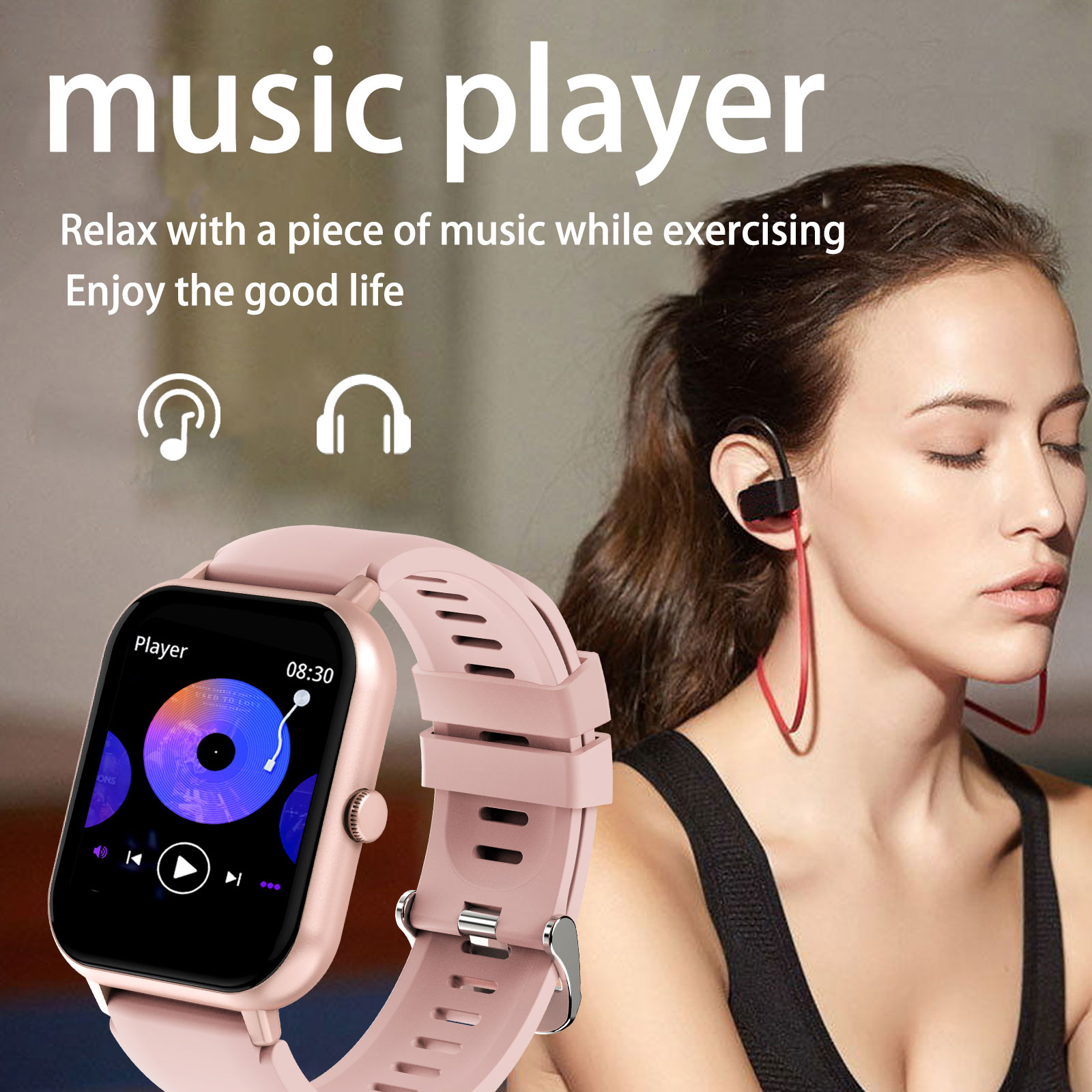 1.44 inç akıllı saat, kablosuz - Smartwatch Iphone Watches For Women incelemesi ve fiyatı