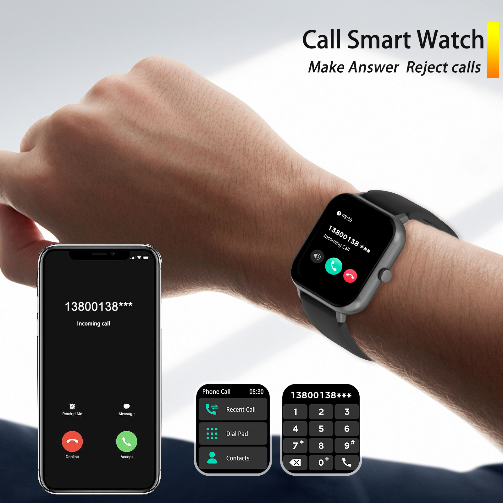 1.44 inç akıllı saat, kablosuz - Smartwatch Iphone Watches For Women incelemesi ve fiyatı