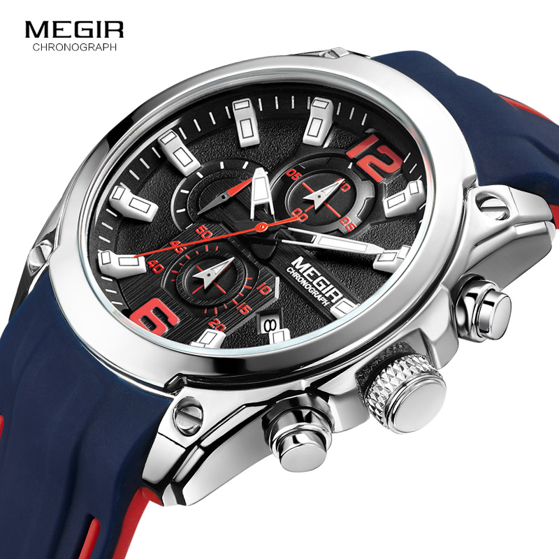 Megir Erkek Kronograf Analog K - Silicone Sport Band incelemesi ve fiyatı