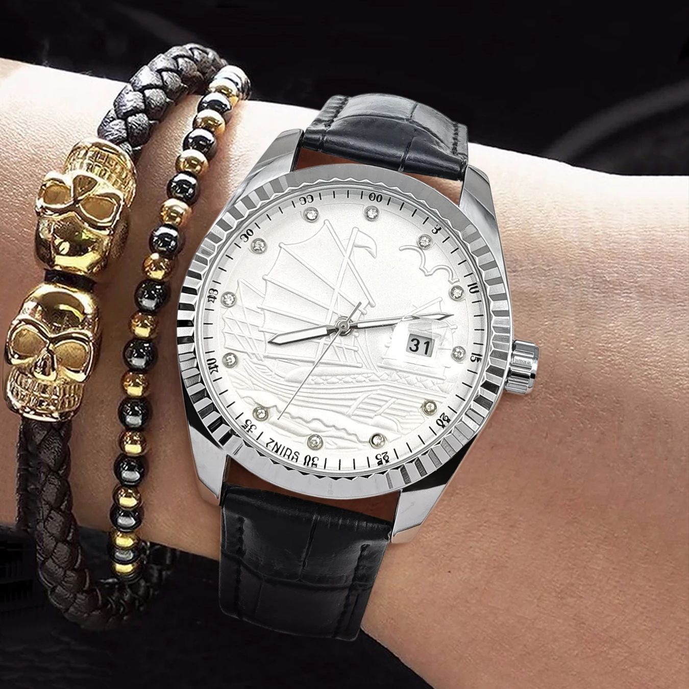 Avrupa ve Amerikan Tarzı Yelke - Smartwatch Watches Best Gift For Men incelemesi ve fiyatı