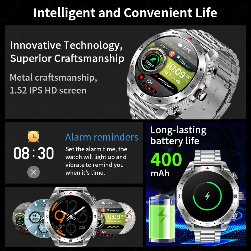 LIGE AMOLED Ekranlı Akıllı Saa - Smartwatch Noise Watches For Women incelemesi ve fiyatı
