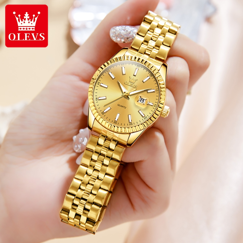 OLEVS 5593 kuvars kadın izle s - Minimalist Thin Watch incelemesi ve fiyatı