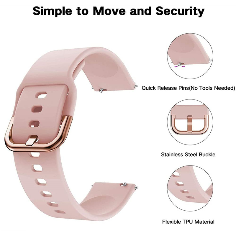 20mm/22mm Silikon bant Amazfit - Smartwatch Samsung Watches For Men incelemesi ve fiyatı