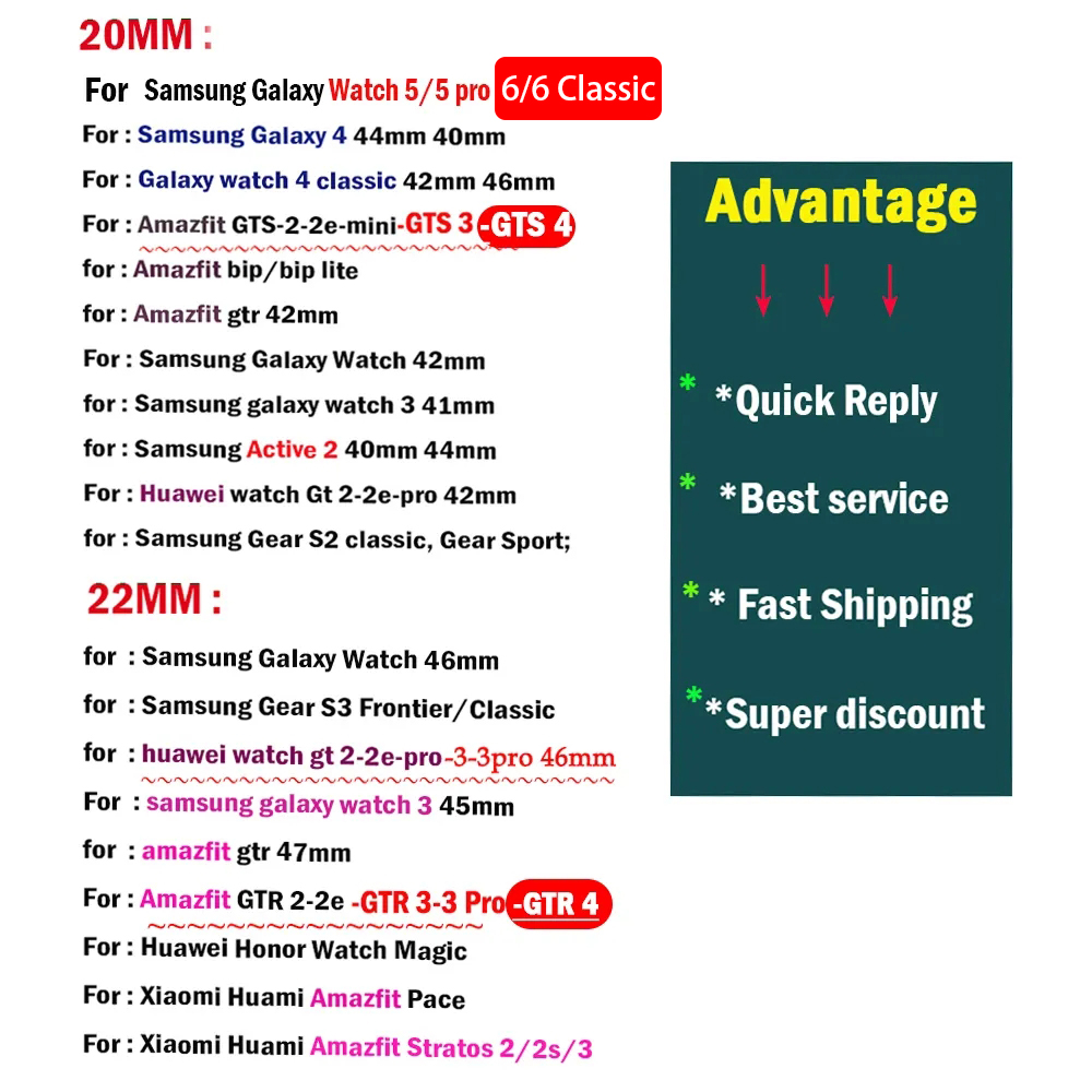 20mm/22mm Silikon bant Amazfit - Smartwatch Samsung Watches For Men incelemesi ve fiyatı