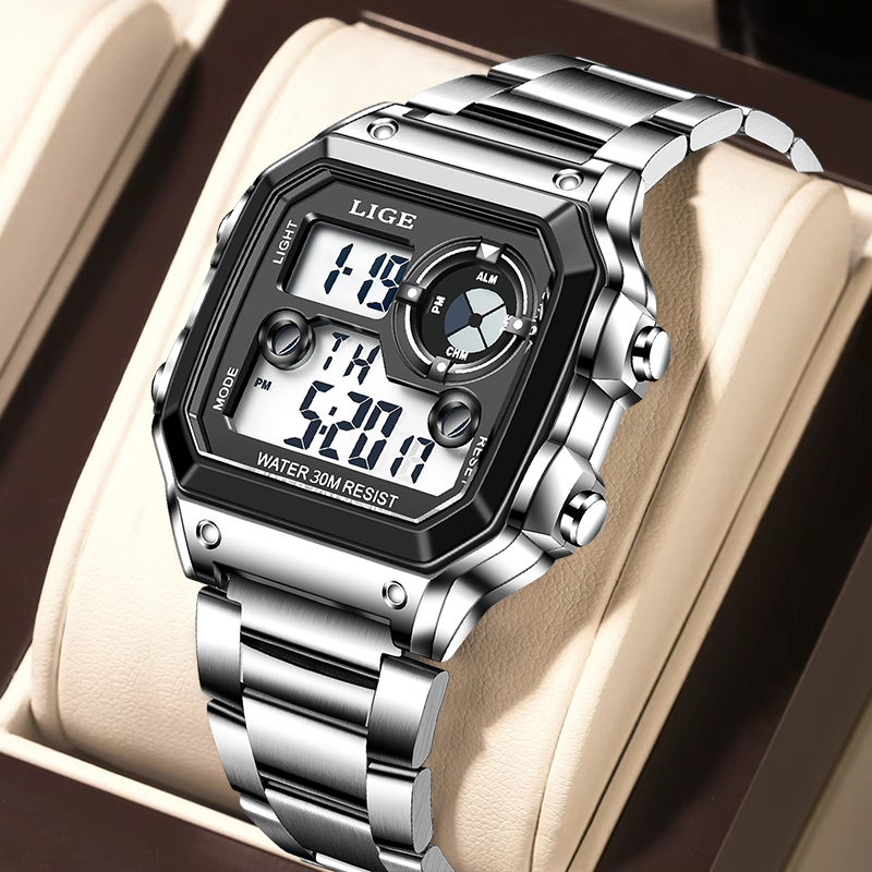 LIGE Moda Rahat Elektronik Erk - Analog Quartz Watch incelemesi ve fiyatı