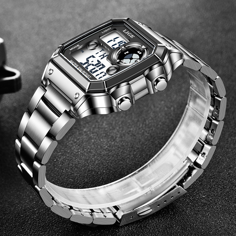 LIGE Moda Rahat Elektronik Erk - Analog Quartz Watch incelemesi ve fiyatı