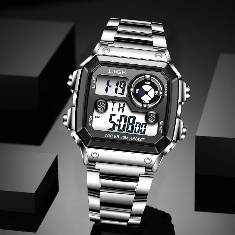 LIGE Moda Rahat Elektronik Erk - Analog Quartz Watch incelemesi ve fiyatı