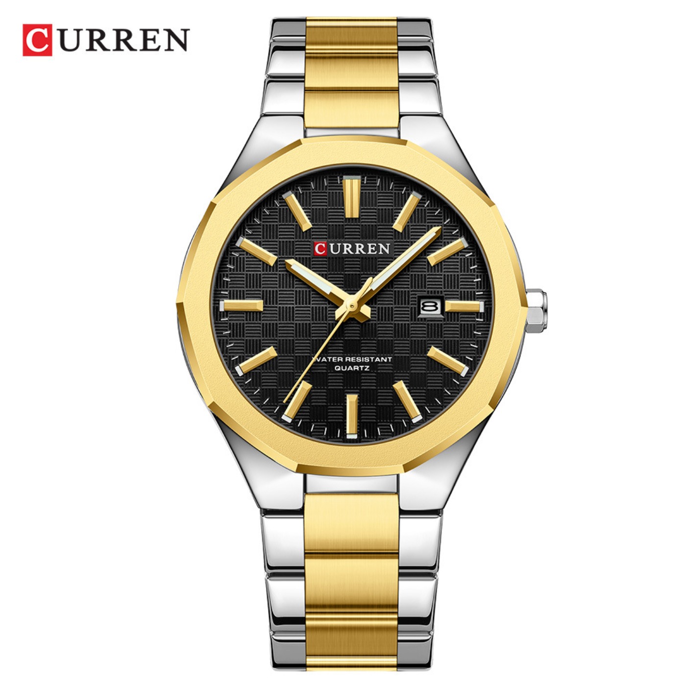 CURREN erkek basit siyah kadra - Analog Quartz Watch incelemesi ve fiyatı