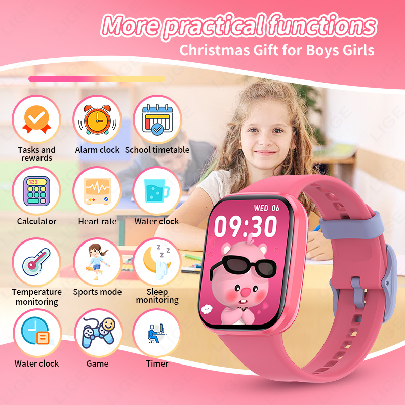Yeni akıllı saat çocuklar erke - Smartwatch Watches Birthday Gift For Boys incelemesi ve fiyatı