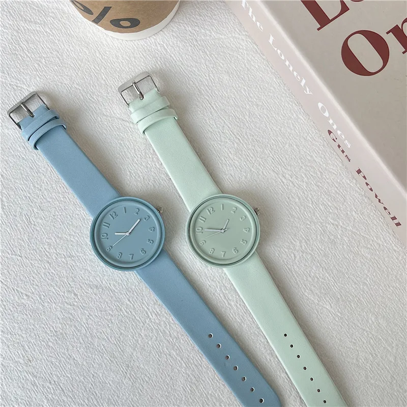 Makaron Renk Serisi kadın saat - Minimalist Thin Watch incelemesi ve fiyatı