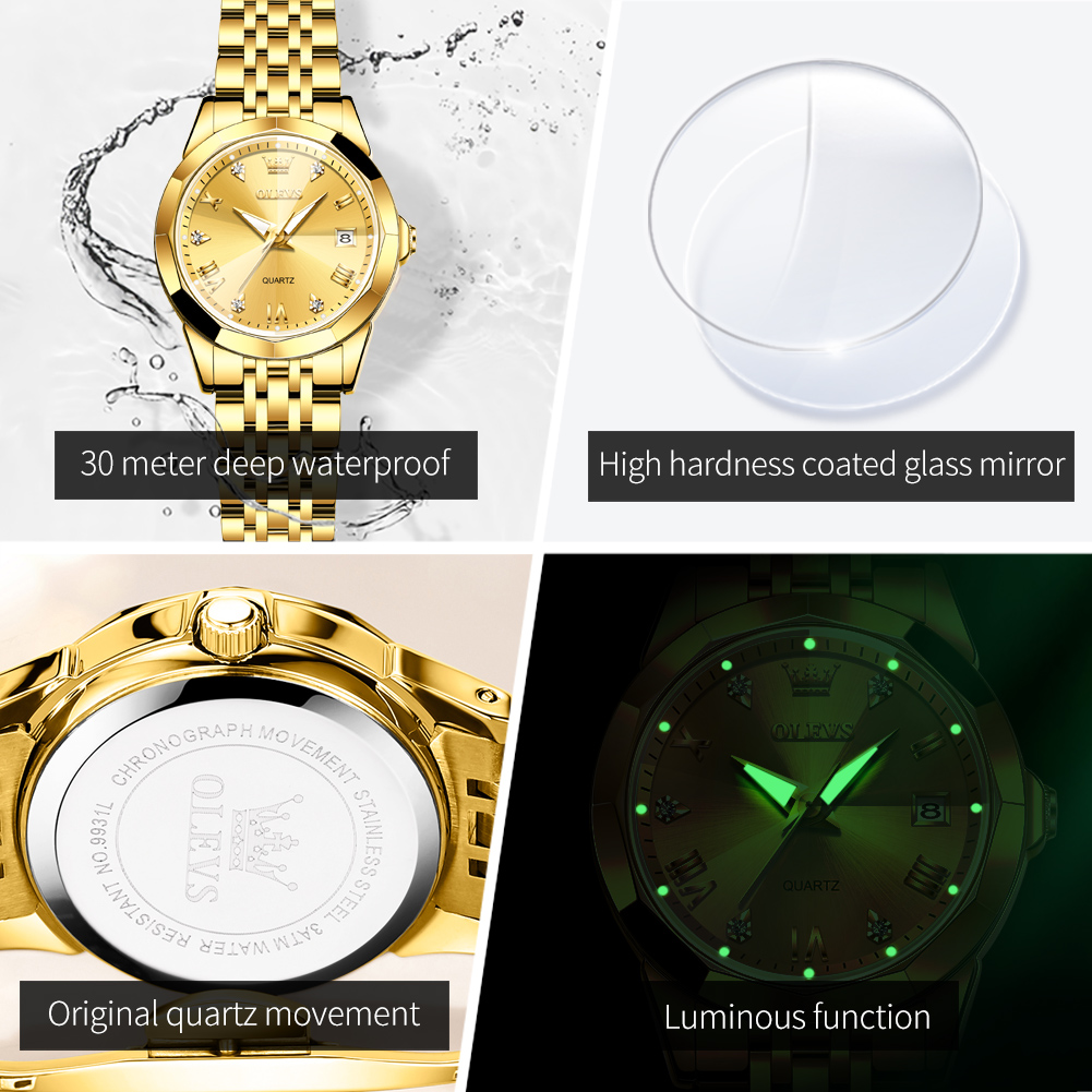OLEVS Moda Altın İzle Kadınlar - Minimalist Thin Watch incelemesi ve fiyatı