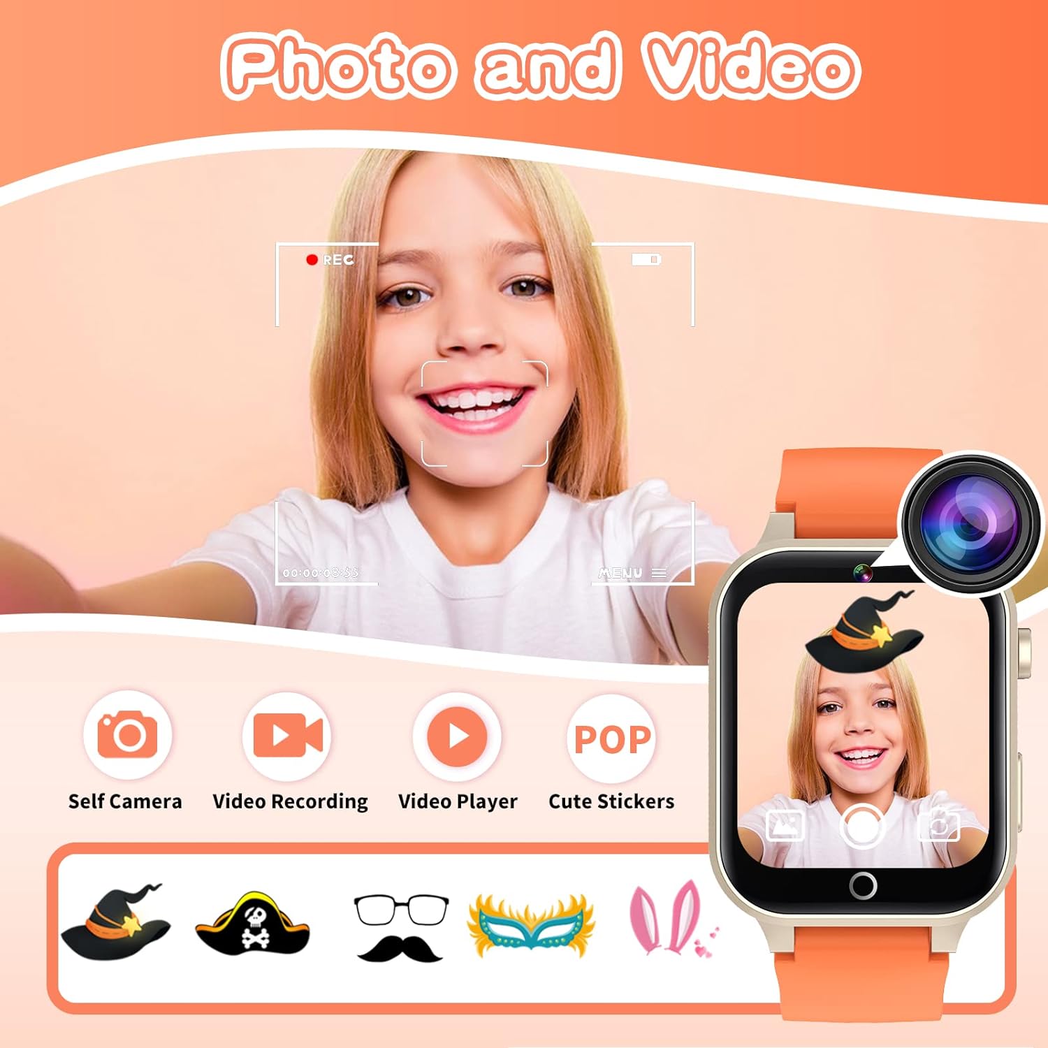 5-12 Yaş arası Çocuk Oyunları  - Smartwatch Watches For Children incelemesi ve fiyatı