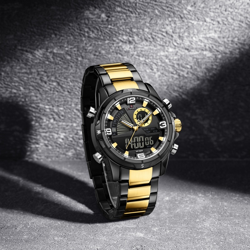 NAVIFORCE Erkekler Çift Ekranl - Analog Quartz Watch incelemesi ve fiyatı